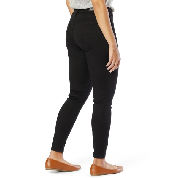 Women's and Women's Plus Mid Rise Skinny Jeans - New Black Opal - Image 2