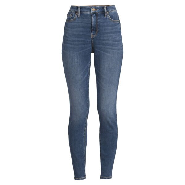 Women's High Rise Curvy Skinny Jeans, 29" Inseam for Regular, Sizes 0-22 - Image 2