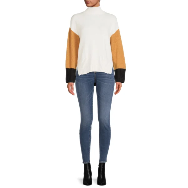 Women's High Rise Curvy Skinny Jeans, 29" Inseam for Regular, Sizes 0-22 - Image 3